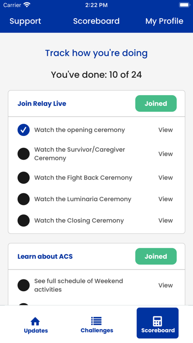 Relay Weekend screenshot 1