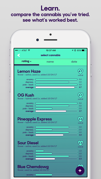 releaf app - cannabis tracking screenshot 4