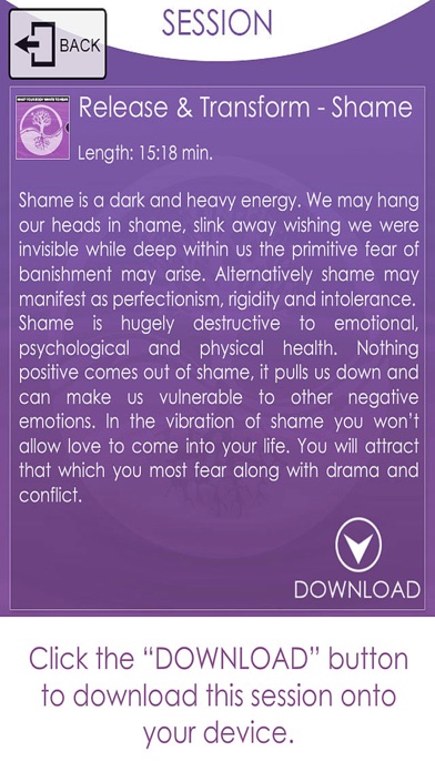 Release, Heal & Transform screenshot 1