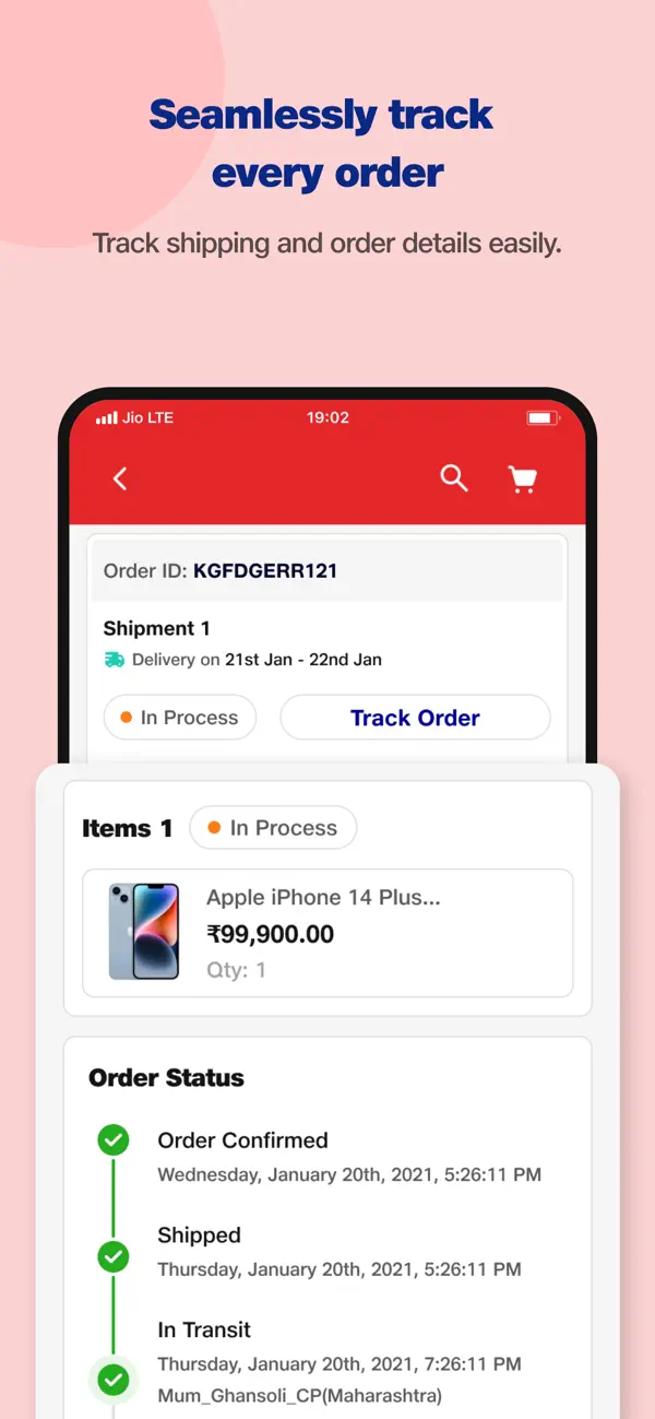 Reliance Digital Shopping App screenshot 1