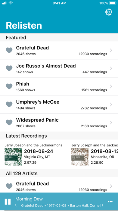 Relisten — all live music screenshot 4