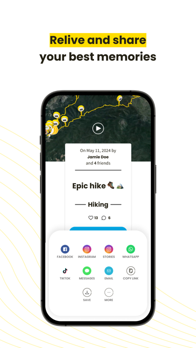 Relive: Hike & Ride Memories screenshot 1