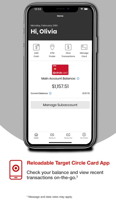 Reloadable Target Circle Card screenshot 1