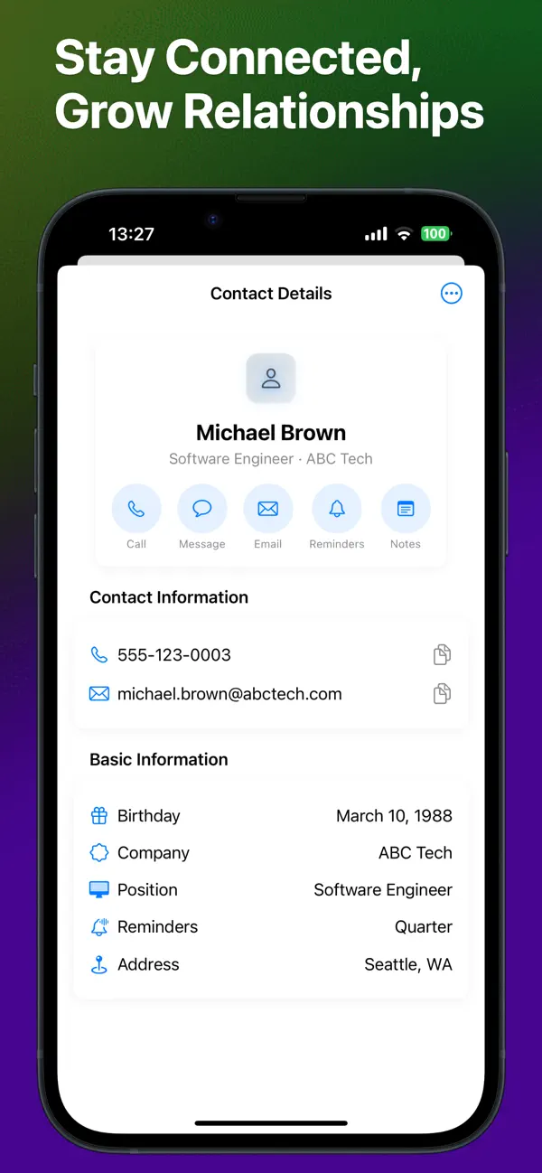 Remelio - Relationship Manager screenshot 1