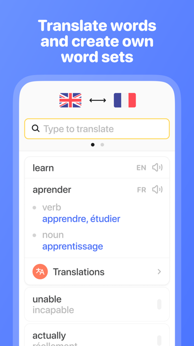 Remember Vocabulary Flashcards screenshot 3