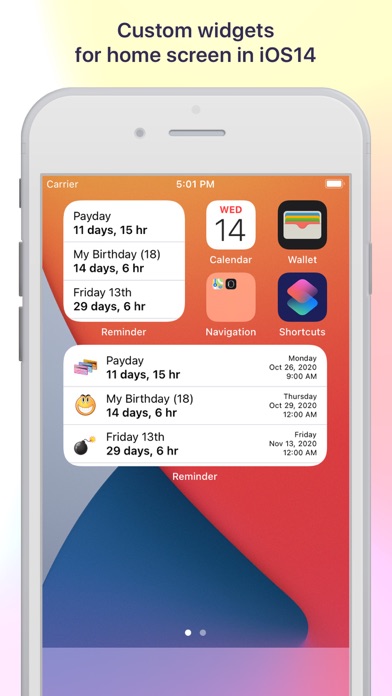 Reminder & Countdown Pro screenshot 1