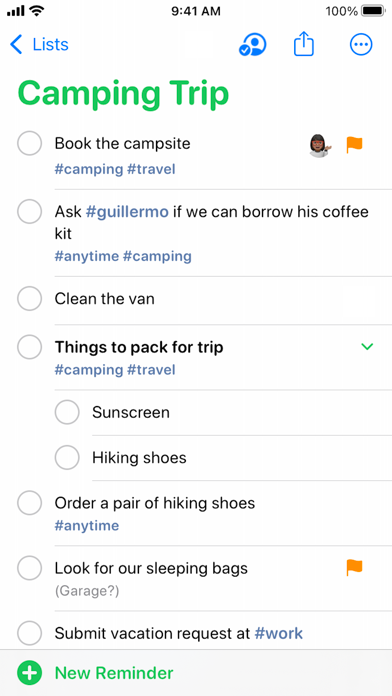 Reminders screenshot 3
