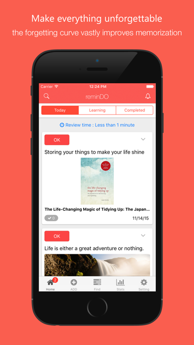 reminDO - Ensure knowledge screenshot 5