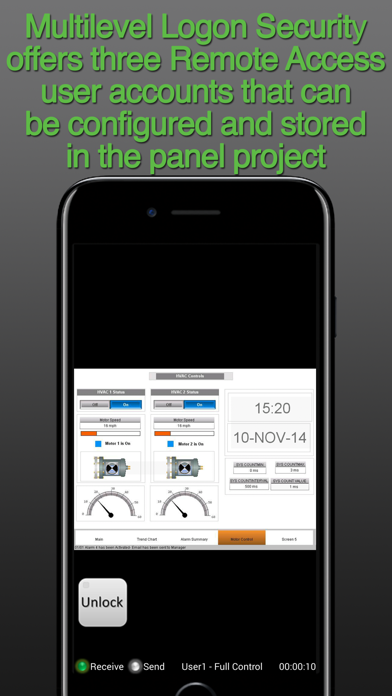 Remote HMI screenshot 1