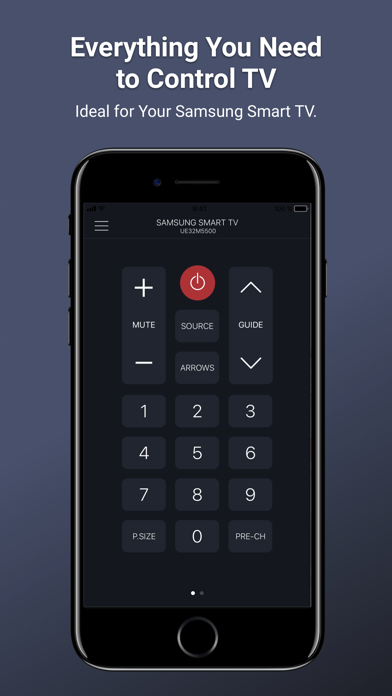 Remotie: remote for Samsung TV screenshot 1