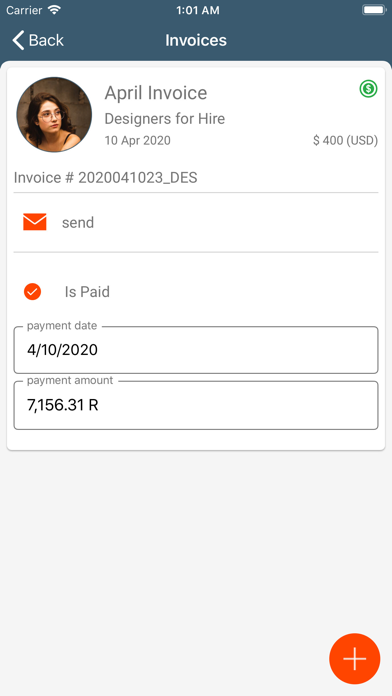 Remotime: Freelancer Invoicing screenshot 1