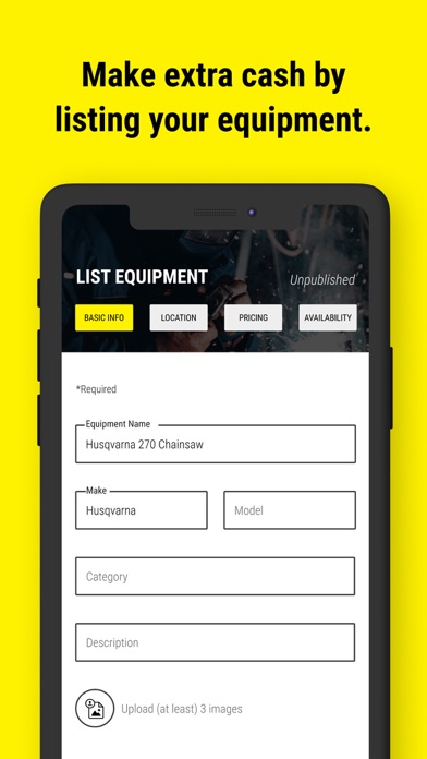 Rent My Equipment screenshot 1