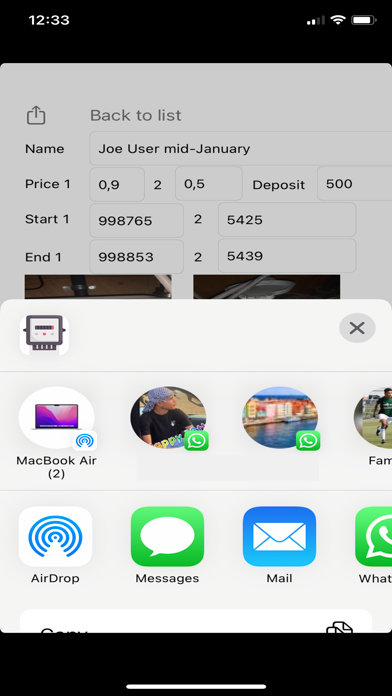 Rental Utility Costs screenshot 1