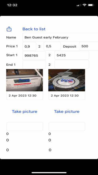 Rental Utility Costs screenshot 3