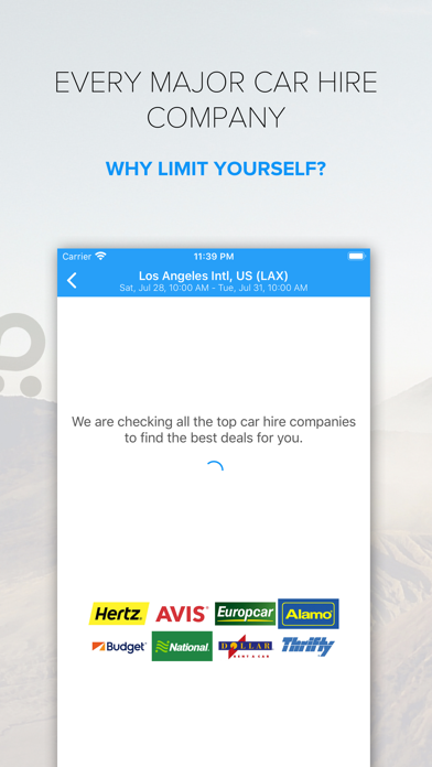 Rentalcars.com Car rental App screenshot 1