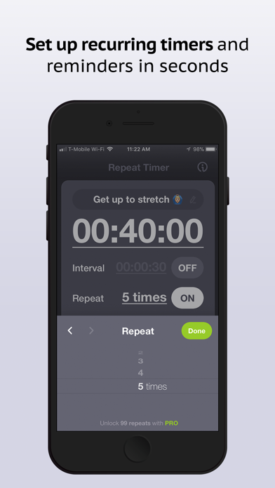Repeat Timer: Interval Remind screenshot 5