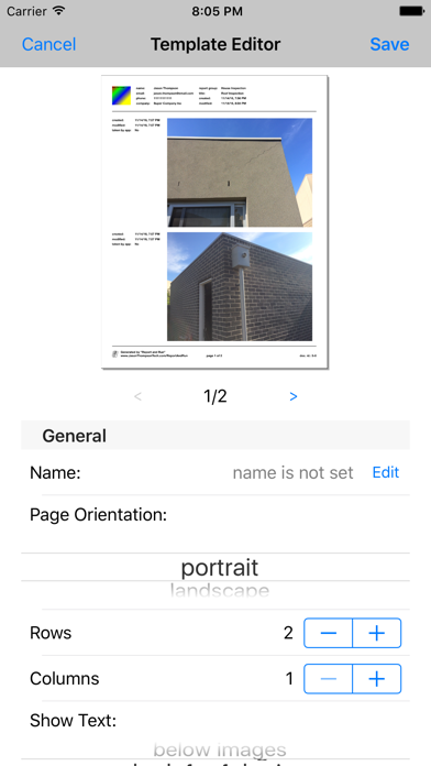 Report and Run screenshot 1