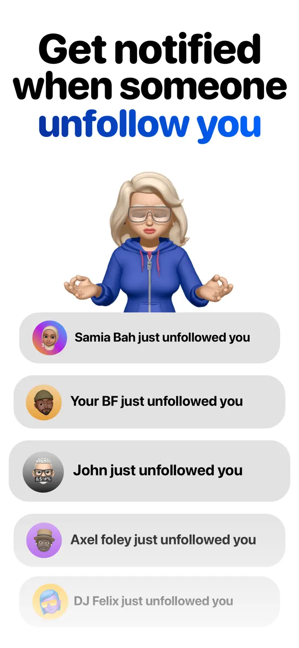 Reports+ Followers Unfollowers screenshot 1