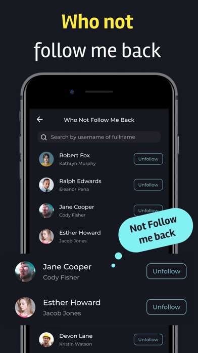 Reports Unfollowers +Followers screenshot 4