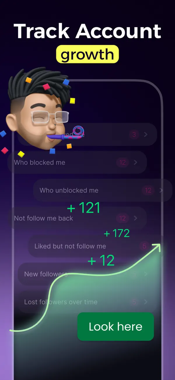 Reports Unfollowers, Followers screenshot 1
