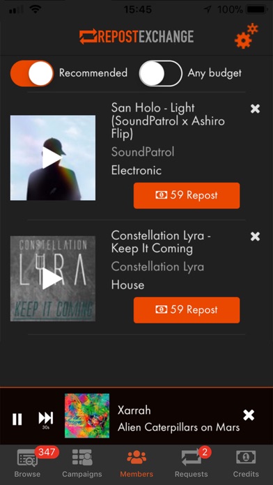 RepostExchange - Promote Music screenshot 4