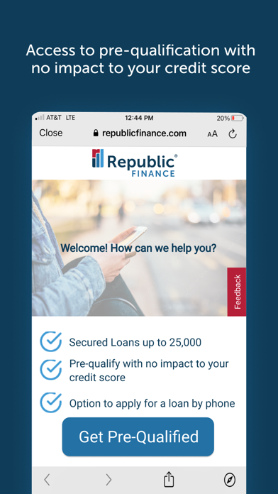 Republic Finance screenshot 1