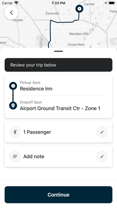 Republic Shuttle Services screenshot 1