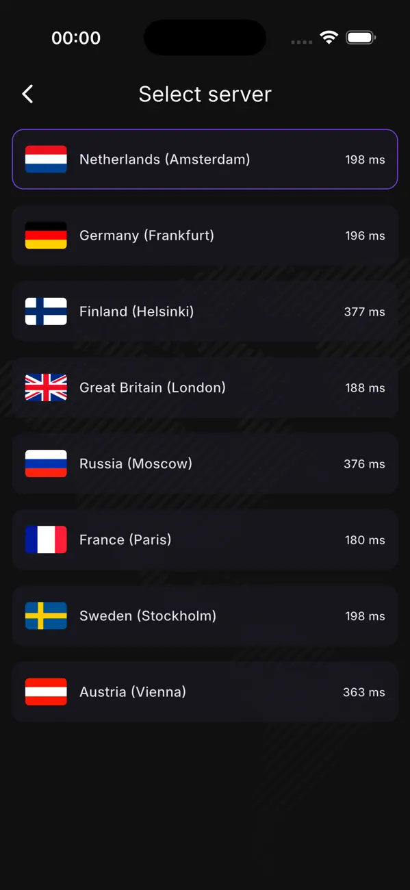Reserve VPN screenshot 3