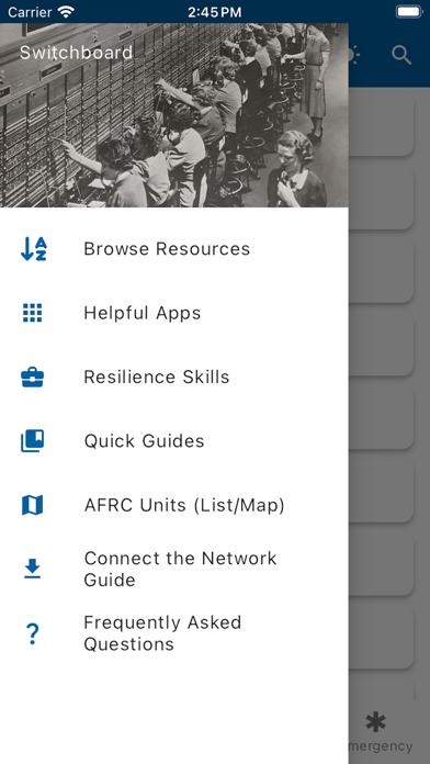 Resiliency Switchboard screenshot 2