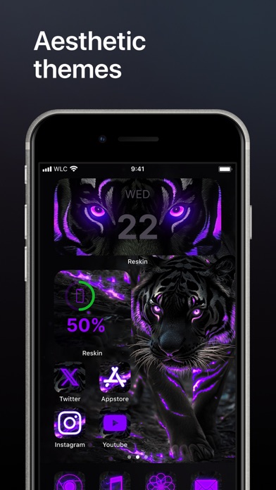 Reskin: Themes, Widgets, Icons screenshot 8