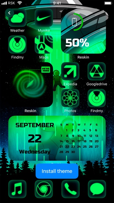 Reskin: Themes, Widgets, Icons screenshot 3