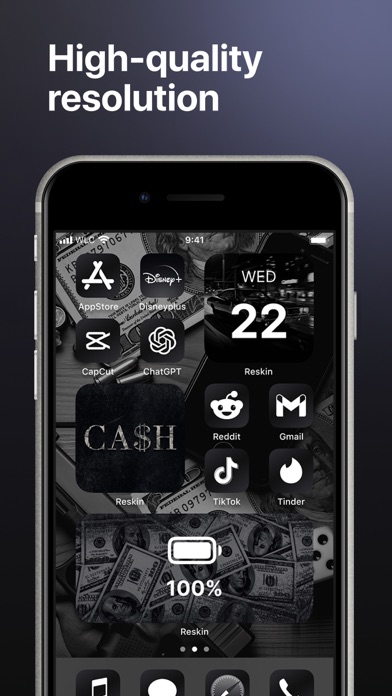 Reskin: Themes, Widgets, Icons screenshot 7