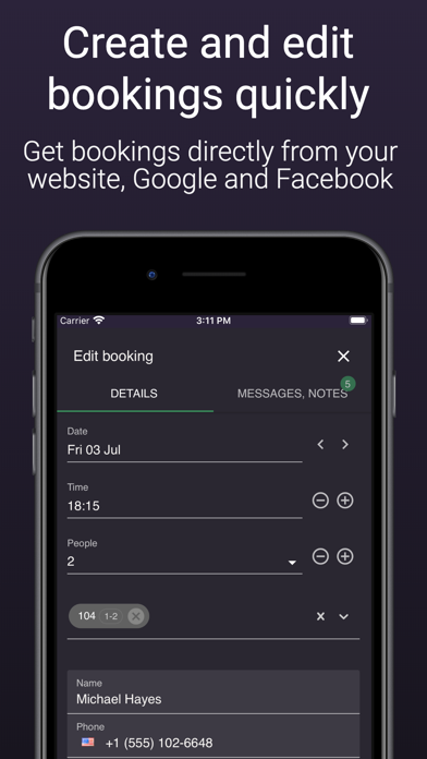 resOS - Restaurant software screenshot 2