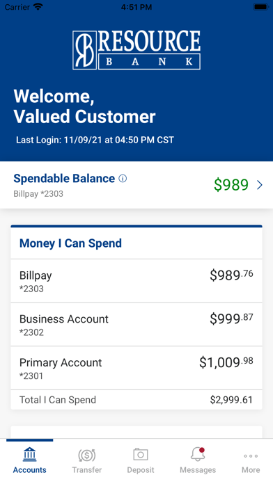 Resource Bank Mobile screenshot 3