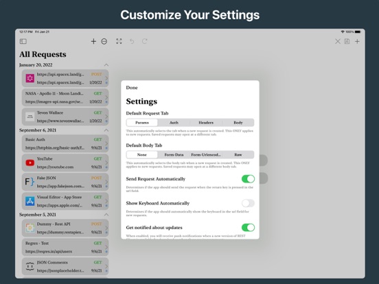 REST API Client screenshot 1