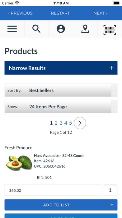 Restaurant Depot Mobile screenshot 1