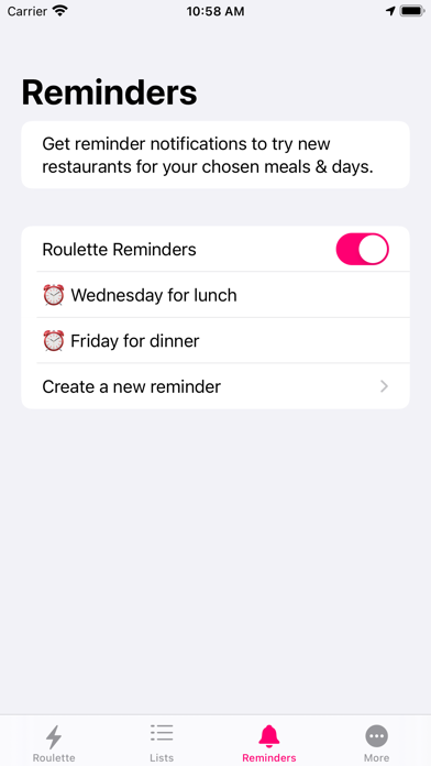 Restaurant Roulette!! screenshot 1