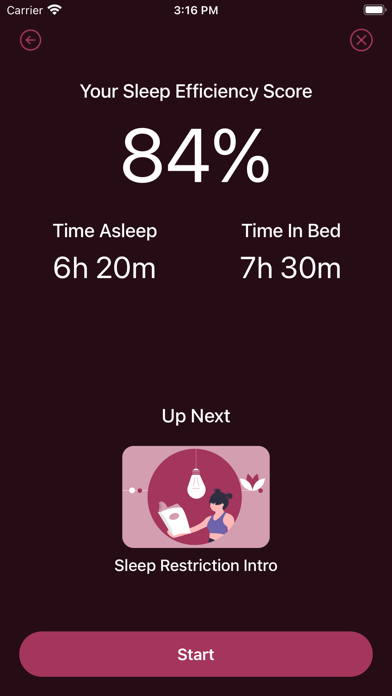 Restful: CBT-i Insomnia Diary screenshot 3