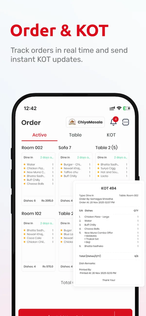 RestroX - Restaurant Software screenshot 4