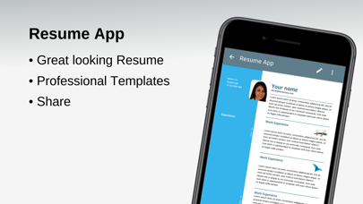 Resume App screenshot 3