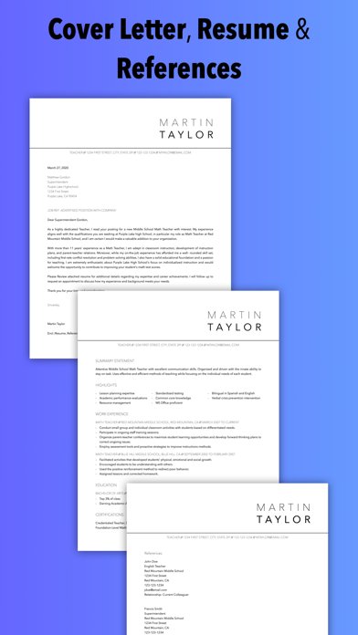 Resume Builder by Nobody screenshot 2