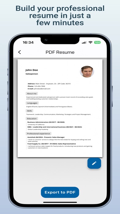 Resume Builder - CV Creator screenshot 5