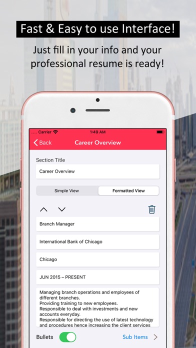 Resume Builder - PDF Templates screenshot 3