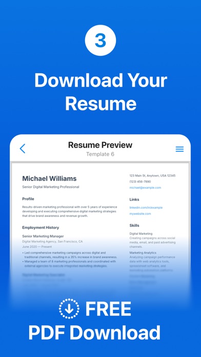 Resume Builder Pro with AI screenshot 1