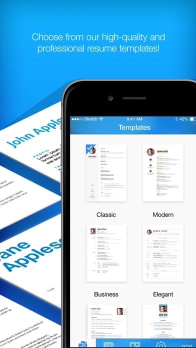 Resume & CV Builder screenshot 1