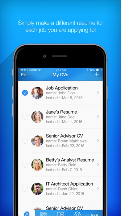 Resume & CV Builder screenshot 3