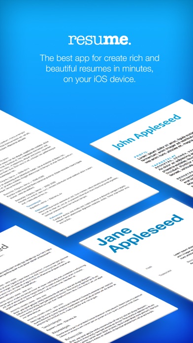 Resume & CV Builder screenshot 4