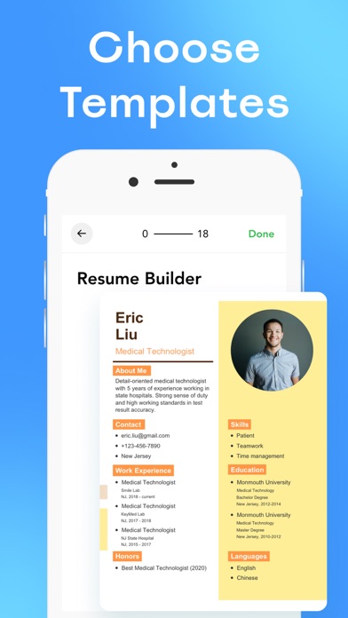Resume Maker & CV Builder App screenshot 3