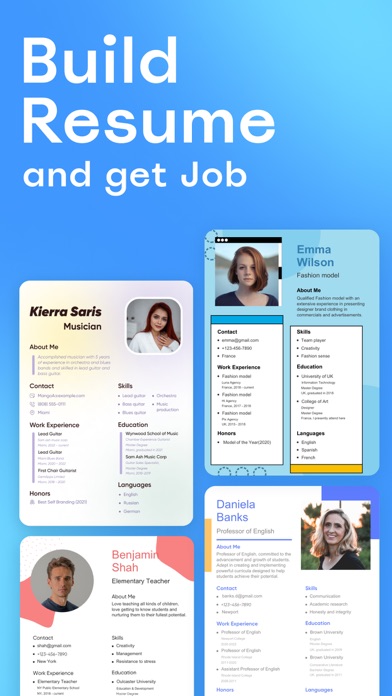 Resume Maker & CV Builder App screenshot 4