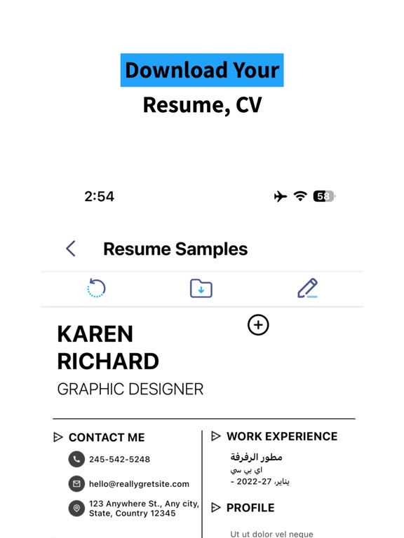 ResuME Maker - CV Jobs Builder screenshot 2